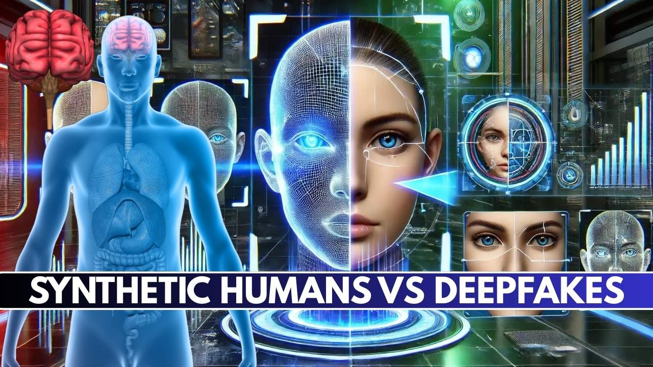 Synthetic Humans vs Deepfakes
